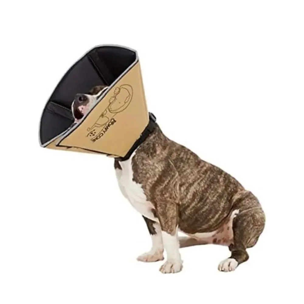 NEW Comfy Cone Pet Cone Dogs, Cats Soft After Surgery Large